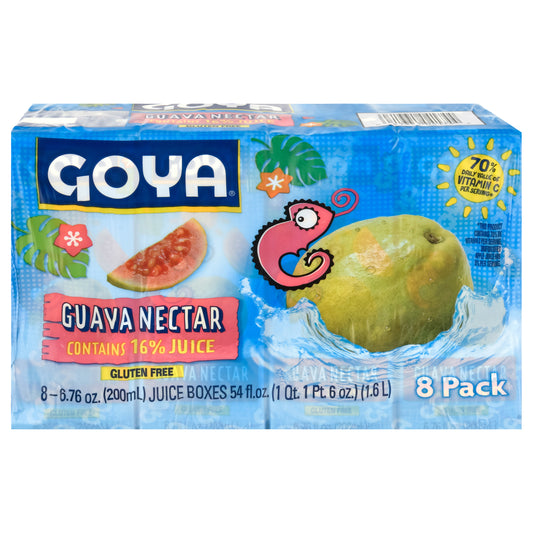 Goya Guava Nectar 8 - 6.76 oz Juice Boxes
