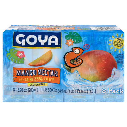 Goya Gluten Free Mango Nectar 8 - 6.76 oz Juice Boxes