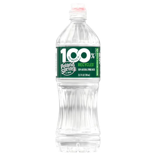Poland Spring  Maine Spring Water, 700mL  sport cap bottle