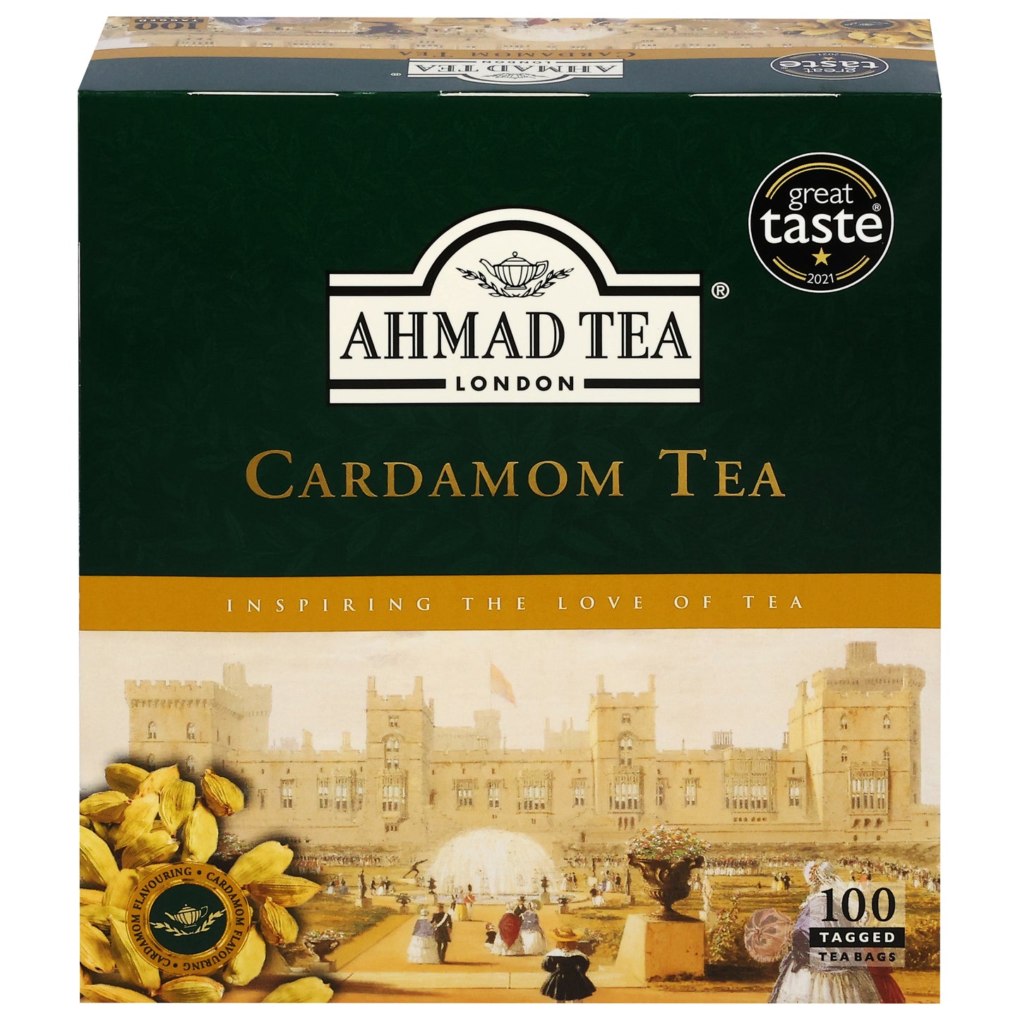 Ahmad Tea Cardamom Tea 100 Tea Bags