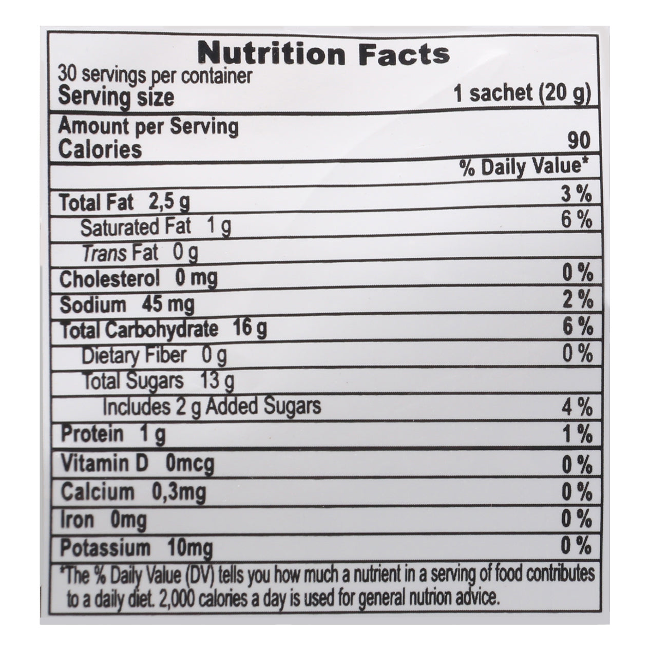 Kopiko Premium 3 in 1 Coffee Mix 30 - 0.70 oz Packets