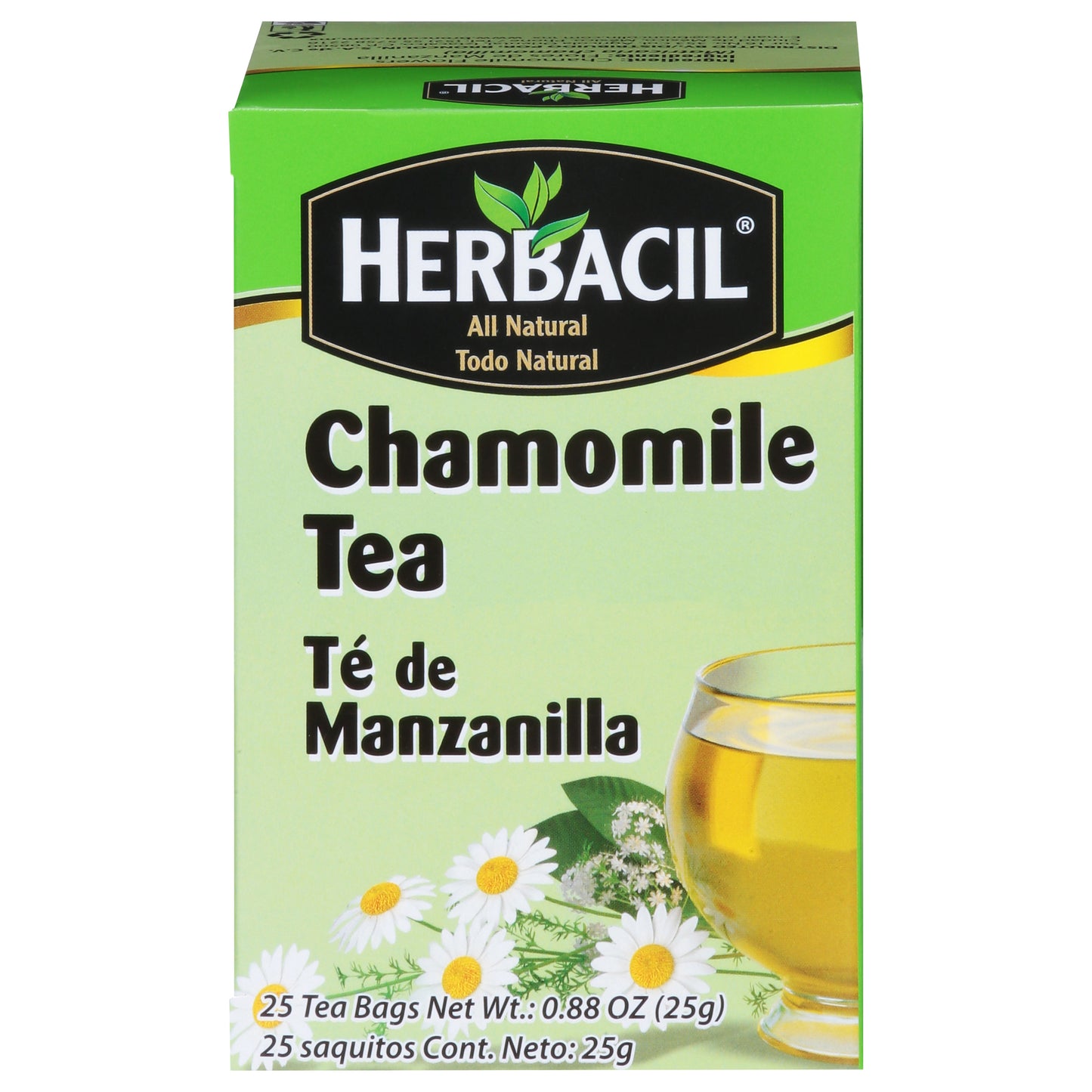 Herbacil Chamomile Tea 25 ea