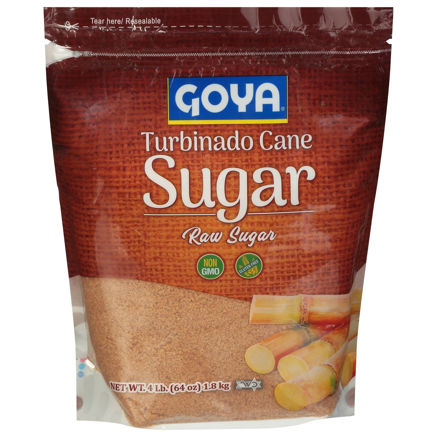 Goya Turbinado Cane Raw Sugar 4 lb