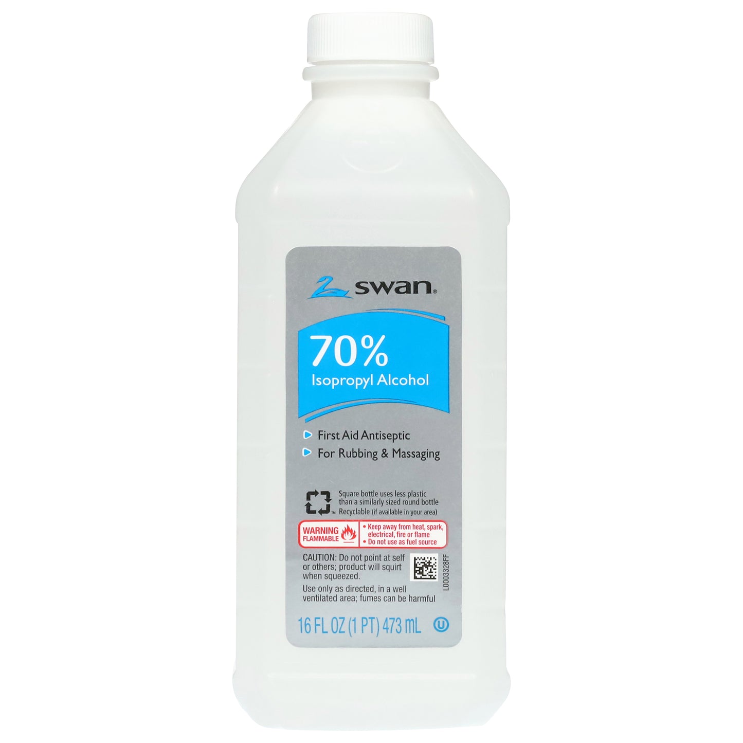 Swan 70% Isopropyl Alcohol 16 fl oz