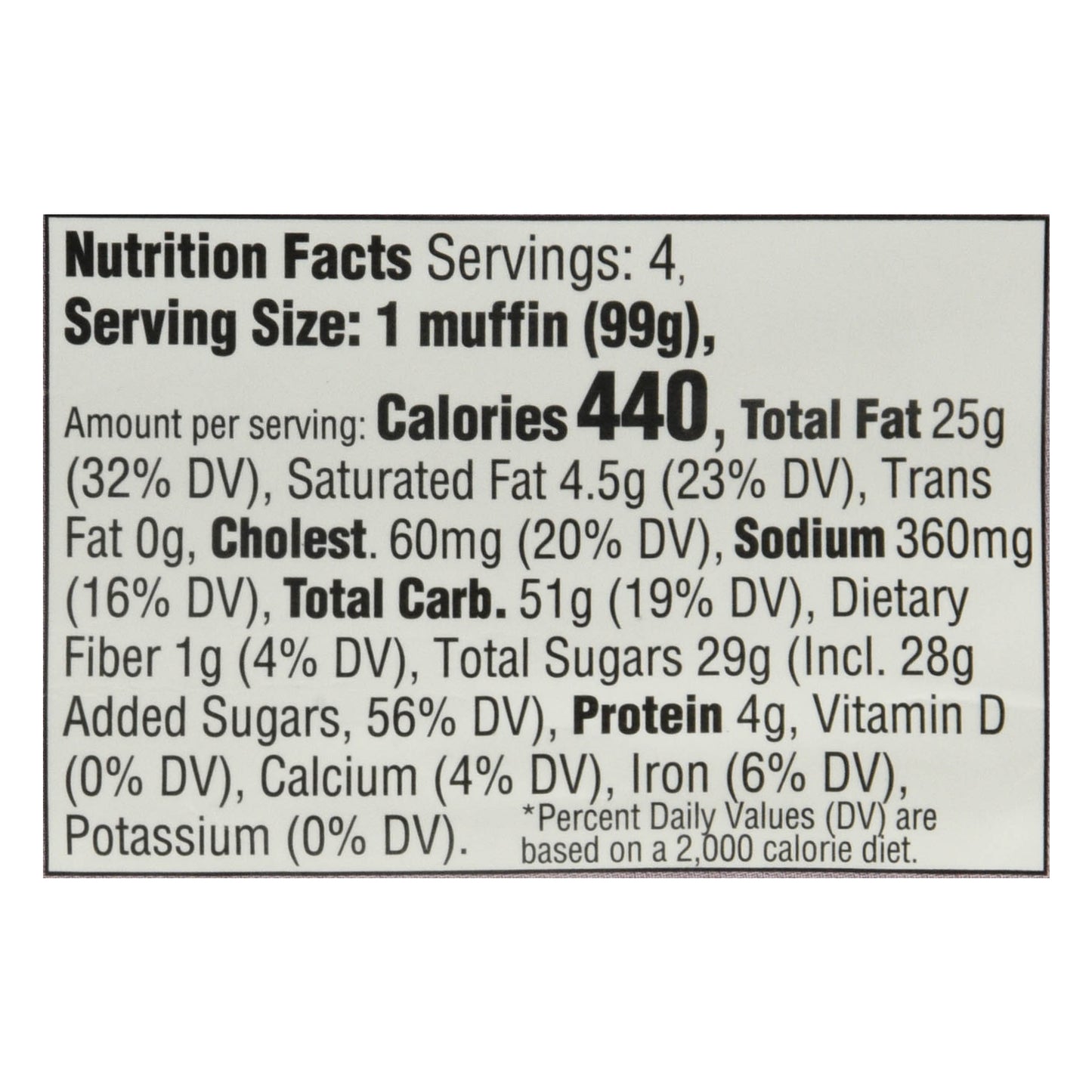Antonina's Gluten-Free Bakery Chocolate Chip Muffins 14 oz