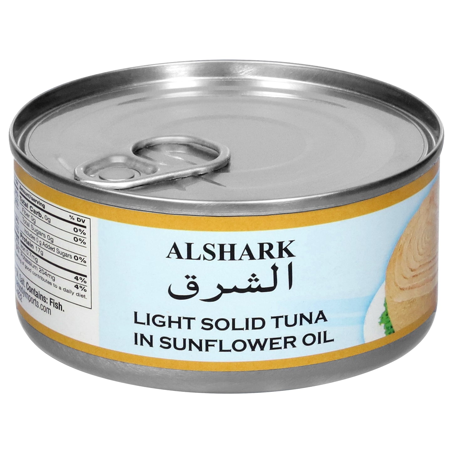 Alshark Light Solid Tuna in Sunflower Oil 6 oz