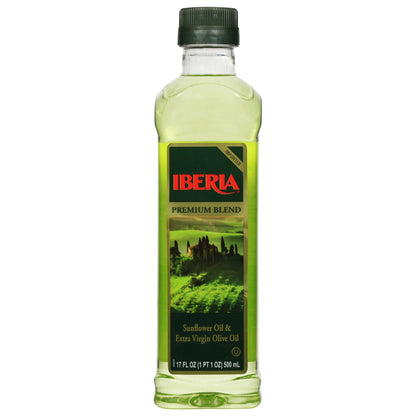 Iberia Premium Blend Sunflower Oil & Extra Virgin Olive Oil 17 fl oz