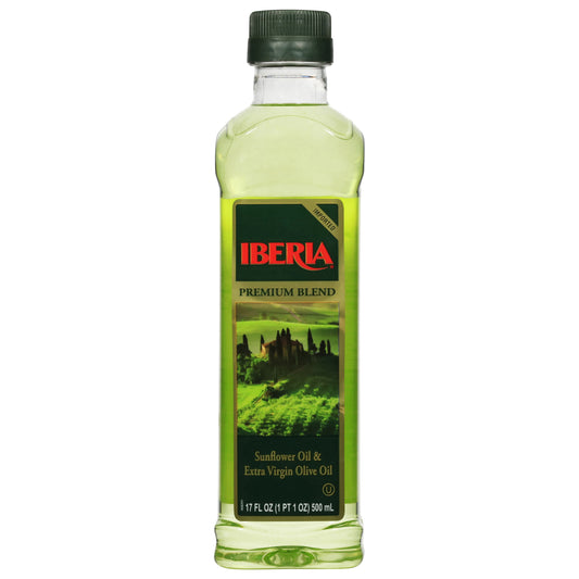 Iberia Premium Blend Sunflower Oil & Extra Virgin Olive Oil 17 fl oz