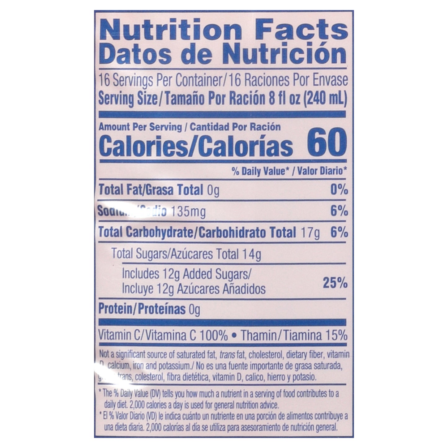 Sunnyd Orange Peach Juice Drink, 1 Gallon Bottle