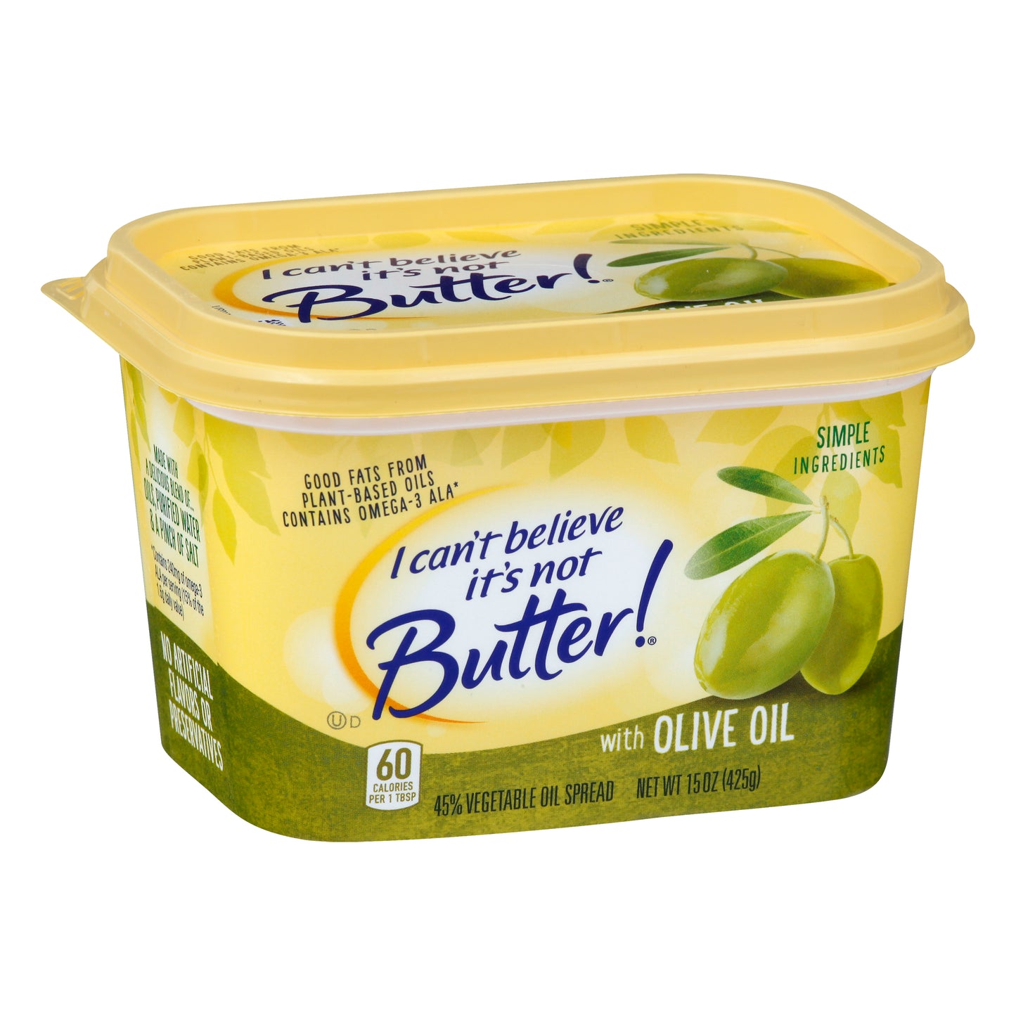 I Can't Believe It's Not Butter! with Olive Oil 45% Vegetable Oil Spread 15 oz