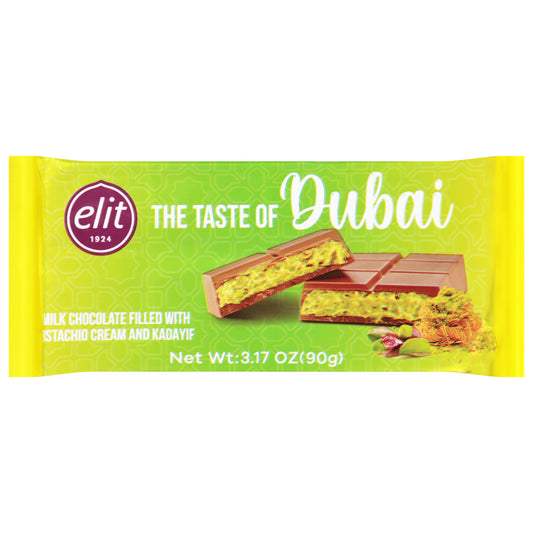 Elit Milk Chocolate Filled with Pistachios Cream and Kadayif 3.17 oz
