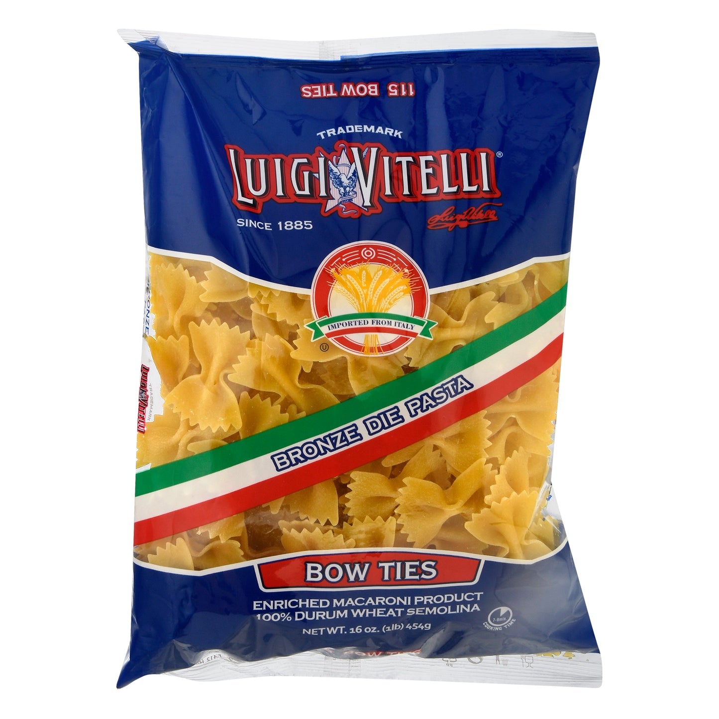 Luigi Vitelli Bow Ties Bronze Die Pasta 16 oz