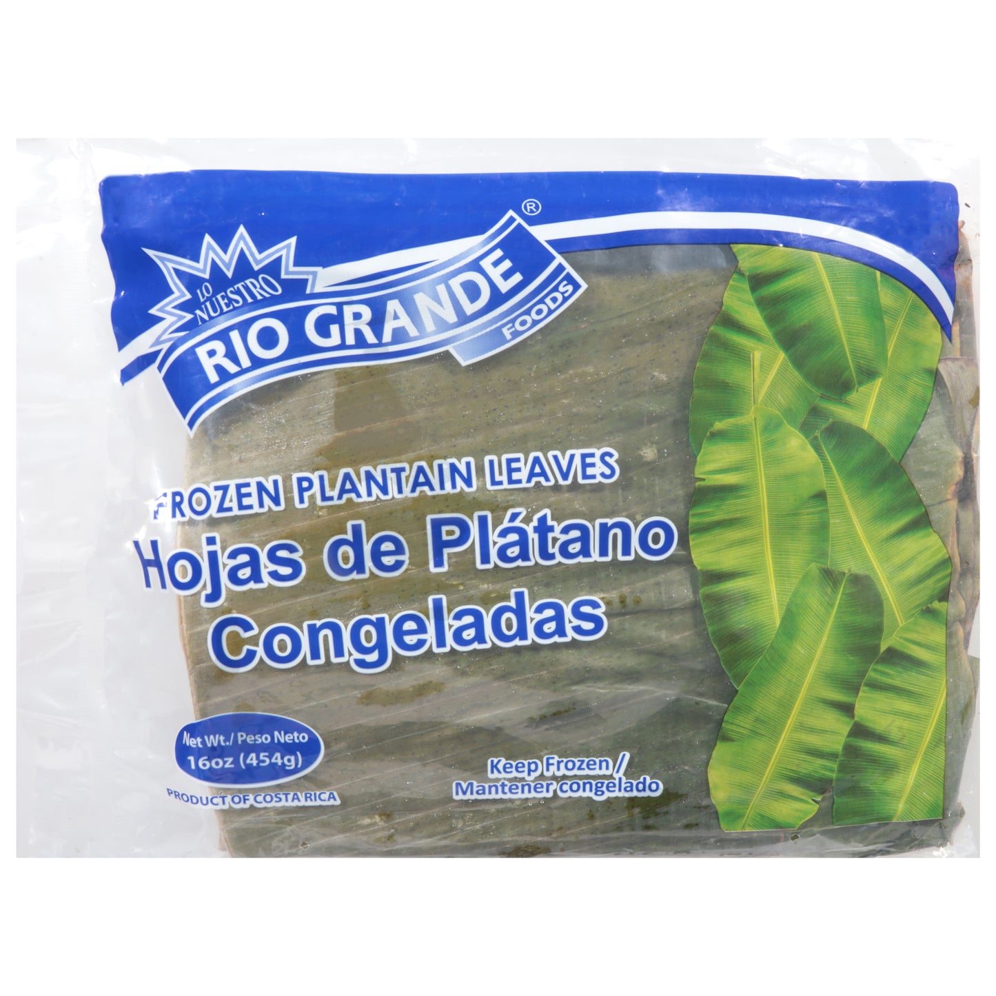 Rio Grande Foods Frozen Plantain Leaves 16 oz