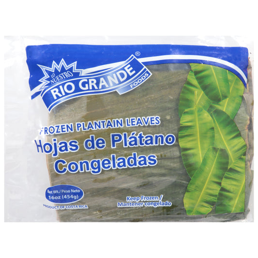 Rio Grande Foods Frozen Plantain Leaves 16 oz