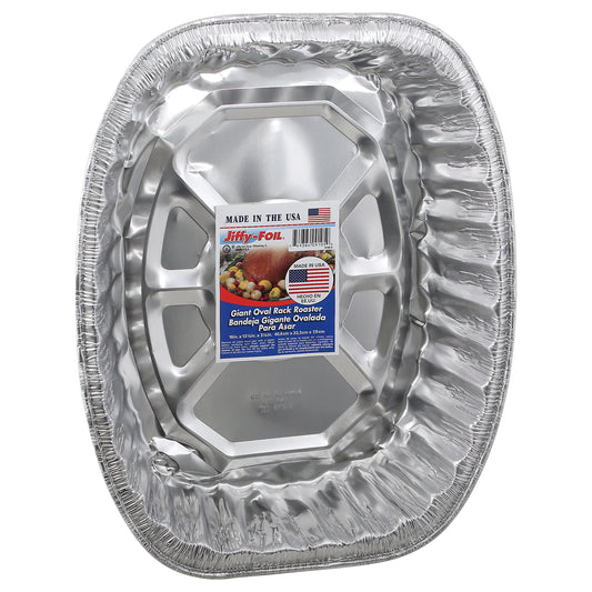 Jiffy-Foil Giant Oval Rack Roaster Pan 1 ea