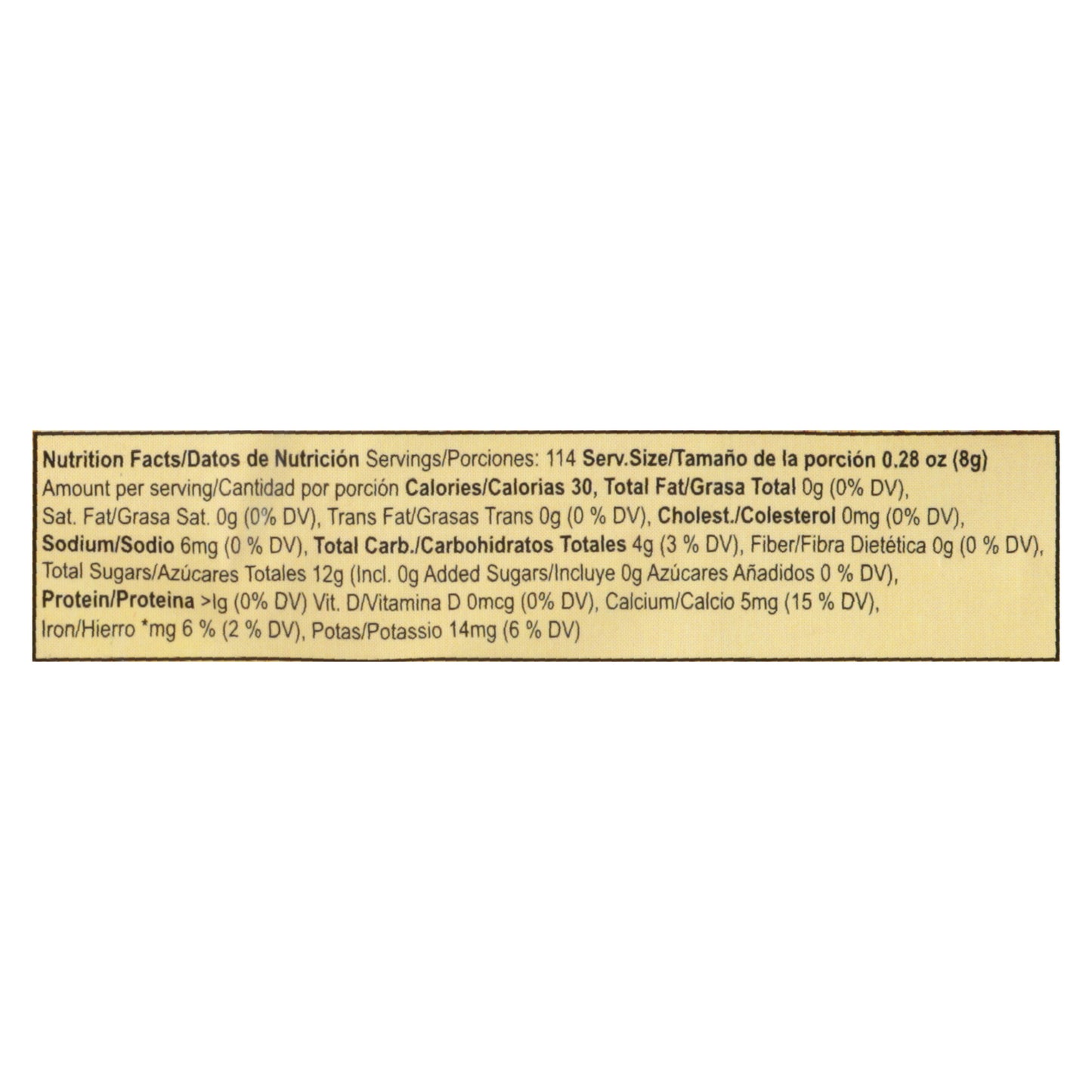 Del Tropico Oro 100% Brown Sugar 32 oz