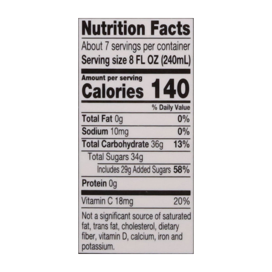 Welch's Passion Fruit Flavored Fruit Juice Drink 59 fl oz