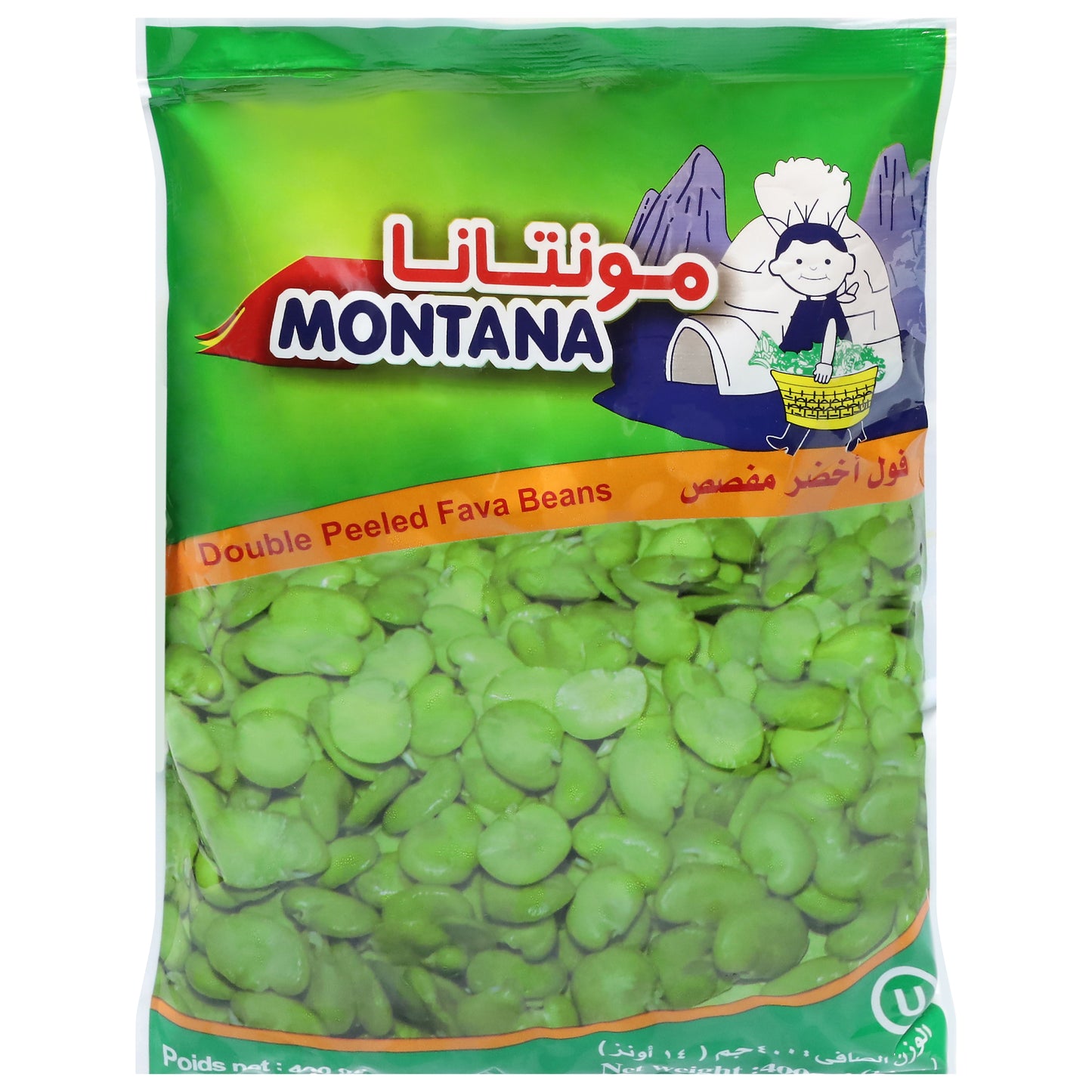 Montana Double Peeled Fava Beans 14 oz