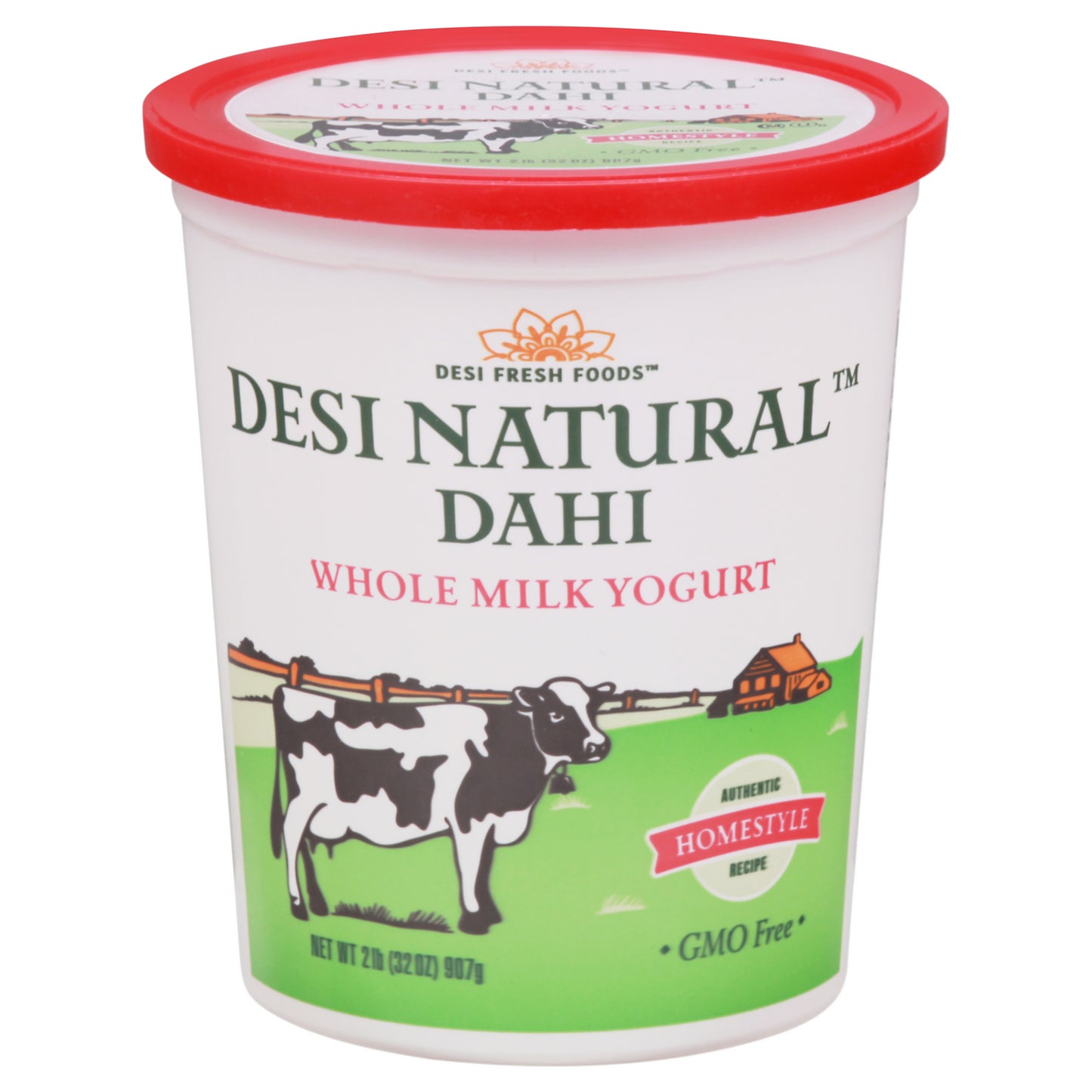 Desi Fresh Foods Desi Natural Dahi Whole Milk Yogurt 2 lb