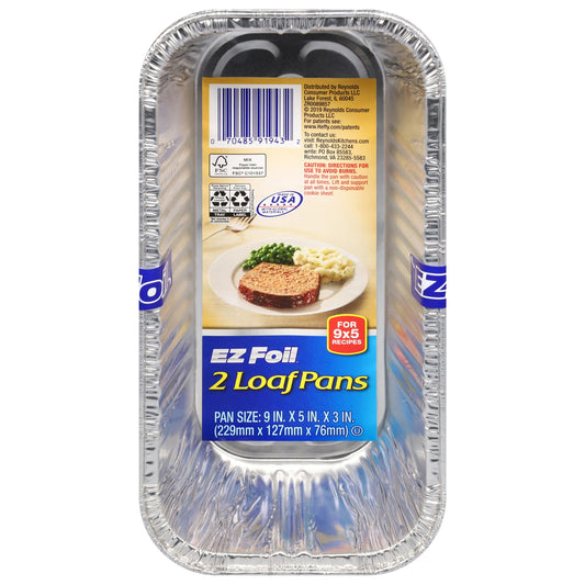 EZ Foil Loaf Pans 2 ea
