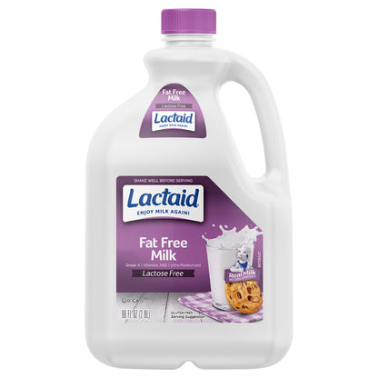 Lactaid Fat Free Milk, 96 oz