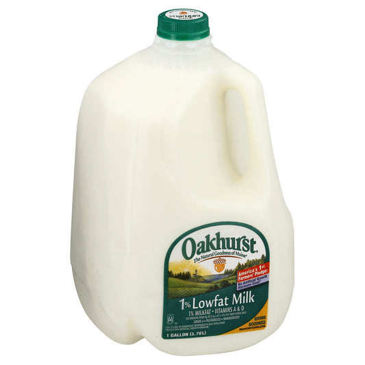 Oakhurst 1% Lowfat Milk 1 gl