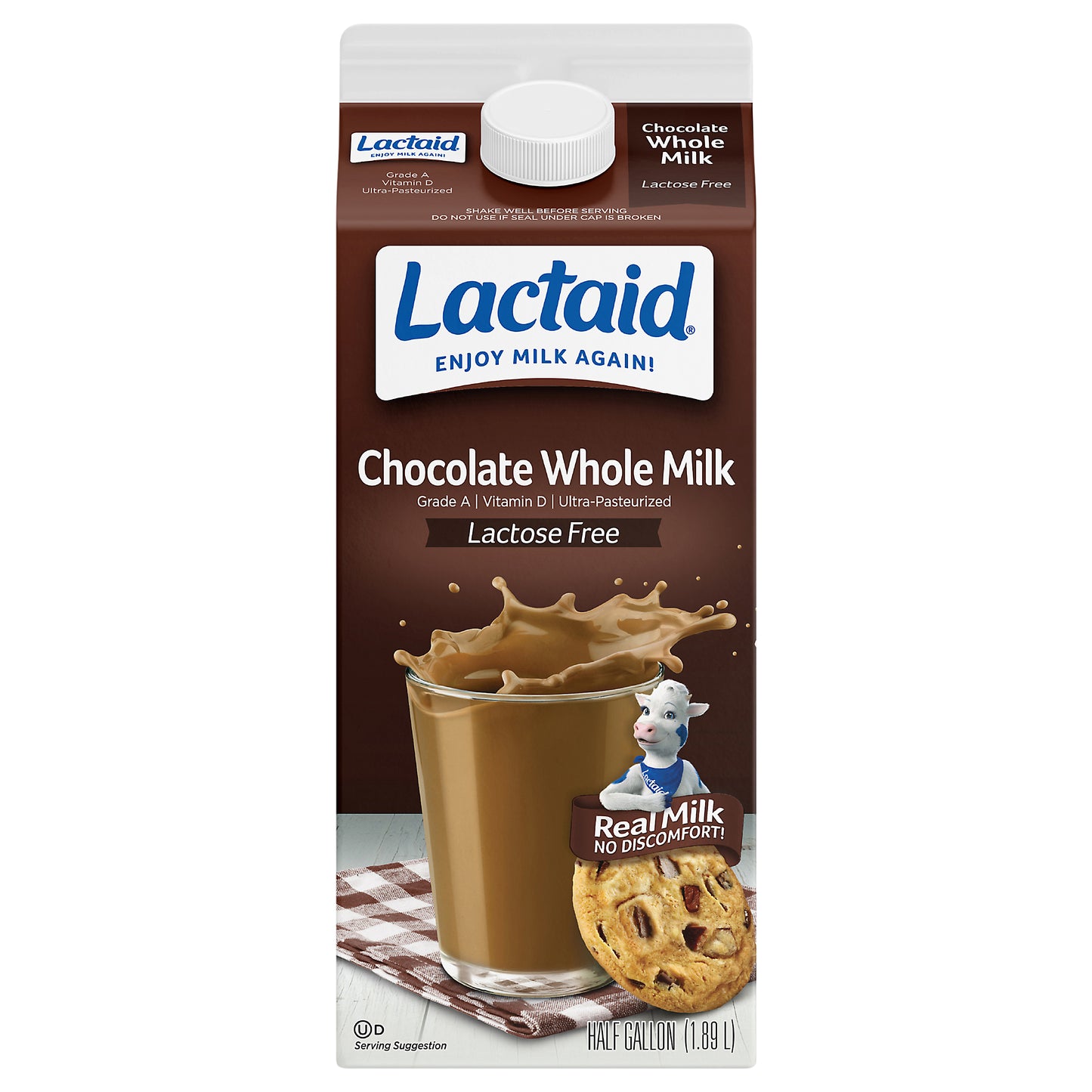 Lactaid Chocolate Whole Milk, 64 oz