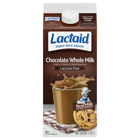 Lactaid Chocolate Whole Milk, 64 oz