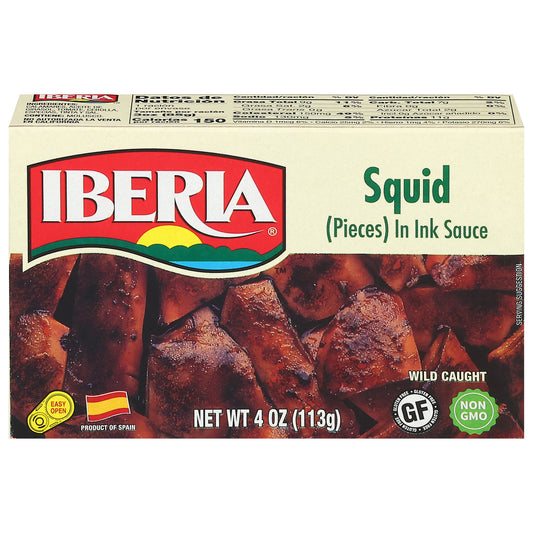 Iberia Squid (Pieces) in Ink Sauce 4 oz