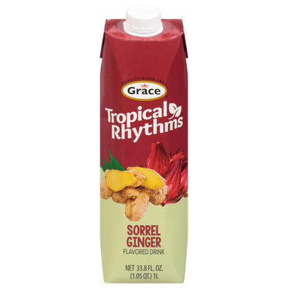 Grace Tropical Rhythms Sorrel Ginger Drink 33.8 fl oz